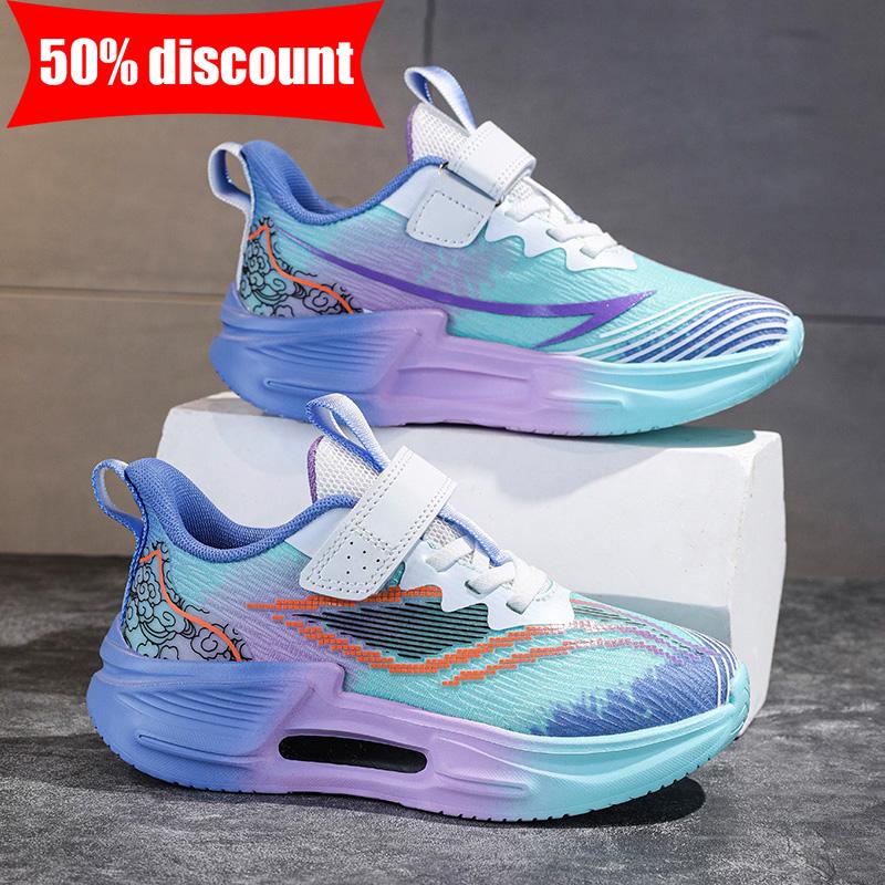 Childrens Sports Shoes Comfortable Daily Walking Soft Soled Non Slip Casual Shoes School Sports Training Tennis Shoes Boys Girls