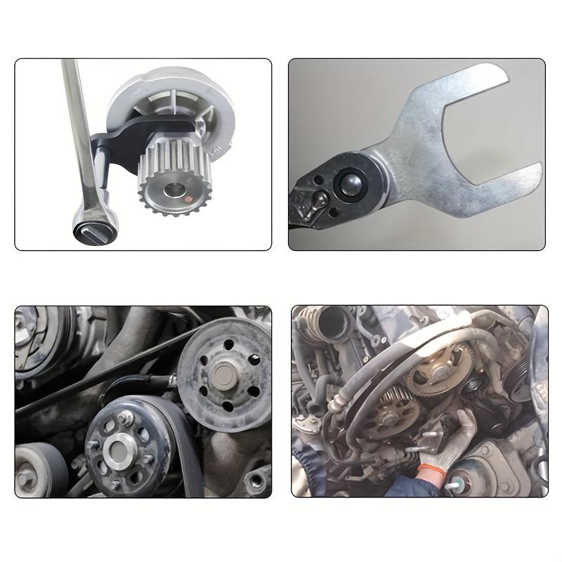 Set of 2 Water Pump Wrenches - Car Timing Belt Tensioner Adjusting Tool - Removal Tool - Timing Pulley Adjustment Wrench