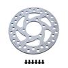 120mm 6 Hole Disc Brake for Electric Scooter Rotor Brake with Screws Stainless Steel Rotor Parts