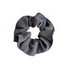 Korean Stripe Heart Scarf Scrunchie: High-End Oversized Hair Tie for Women