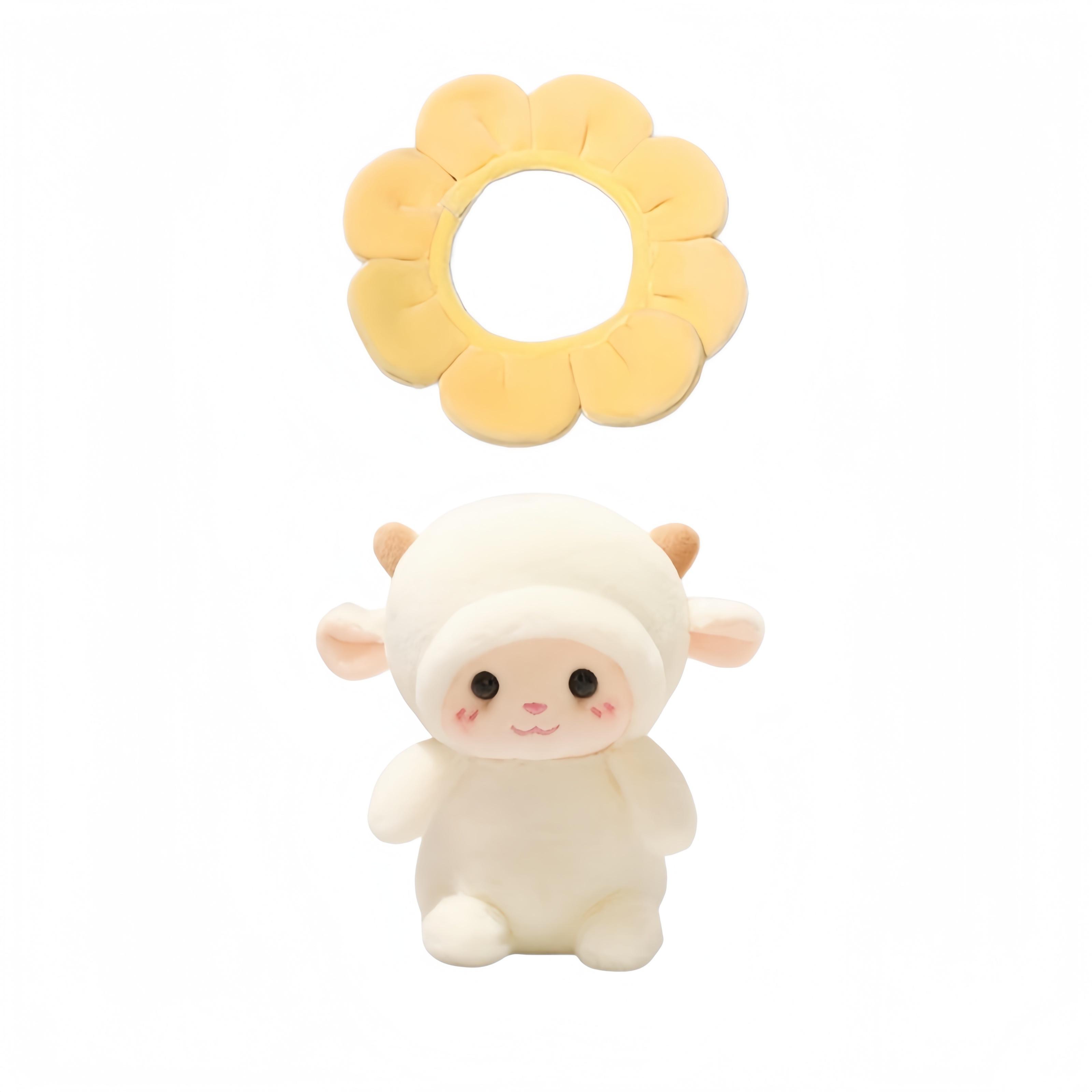 Schattige Schapen Pluche Speelgoed 16cm Lam Knuffelpop Kawaii Bureau Decoratie Speelgoed Schattig Cadeau Voor Vriendin Creatieve Verjaardagscadeaus