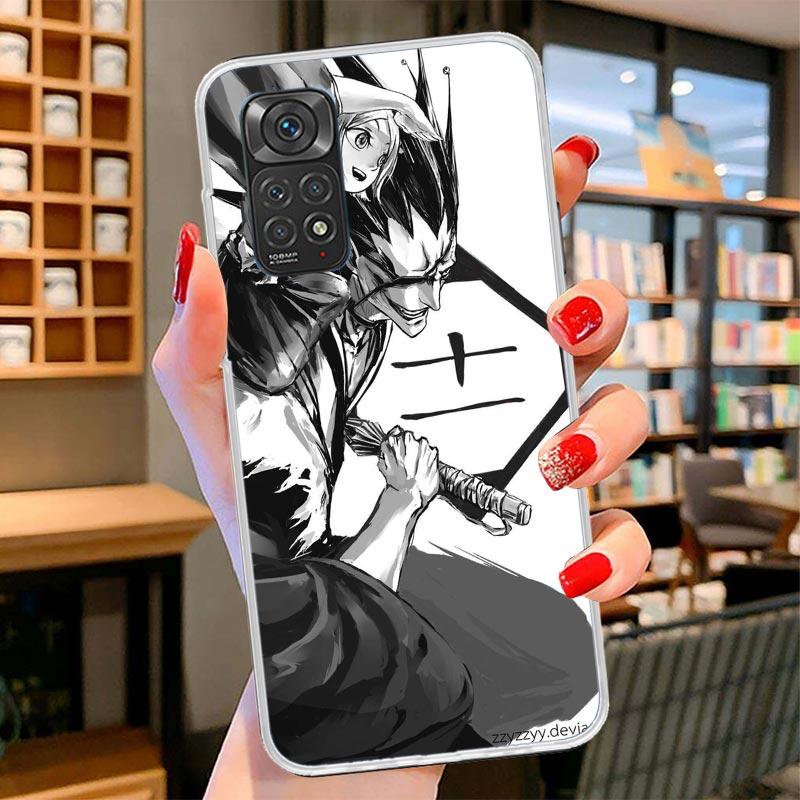 Ichigo Kenpachi Bleach Anime Cover Phone Case For Xiaomi Redmi Note 15 14 13 12 11 10 Pro Plus 14S 12S 11S 11T 11E 10S Soft Fund