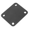 Chrome Plating Silver Iron Electric Guitar Neck Connecting Plate with 4Pcs Screws