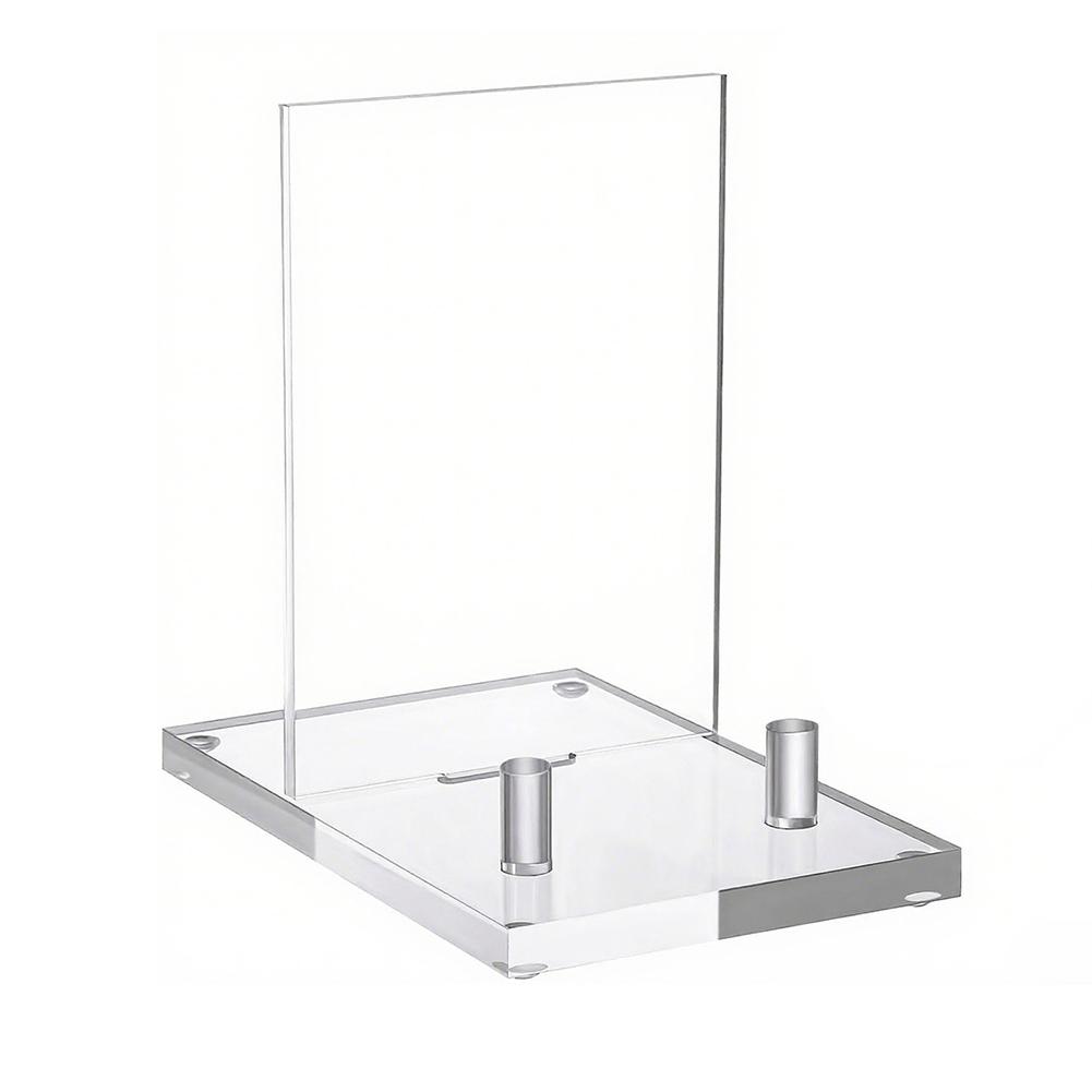 

Compact Display Holder Acrylic Book Display Stand Birthday Events Clear Acrylic Construction Minimalistic Appeal Nonslip Pads China Mainland