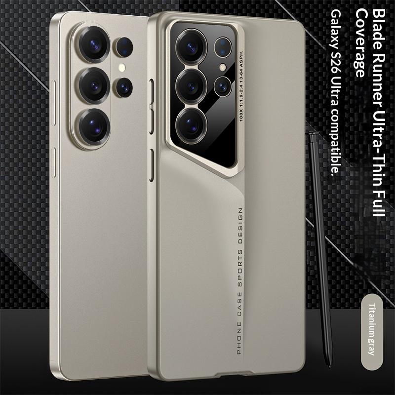 

Matte Blade Mecha Hard PC Case for Samsung Galaxy S26 S25 Ultra S24 S23 Frosted Ultra Slim Shockproof Cover for Samsung S26Ultra Galaxy S25 Ultra
