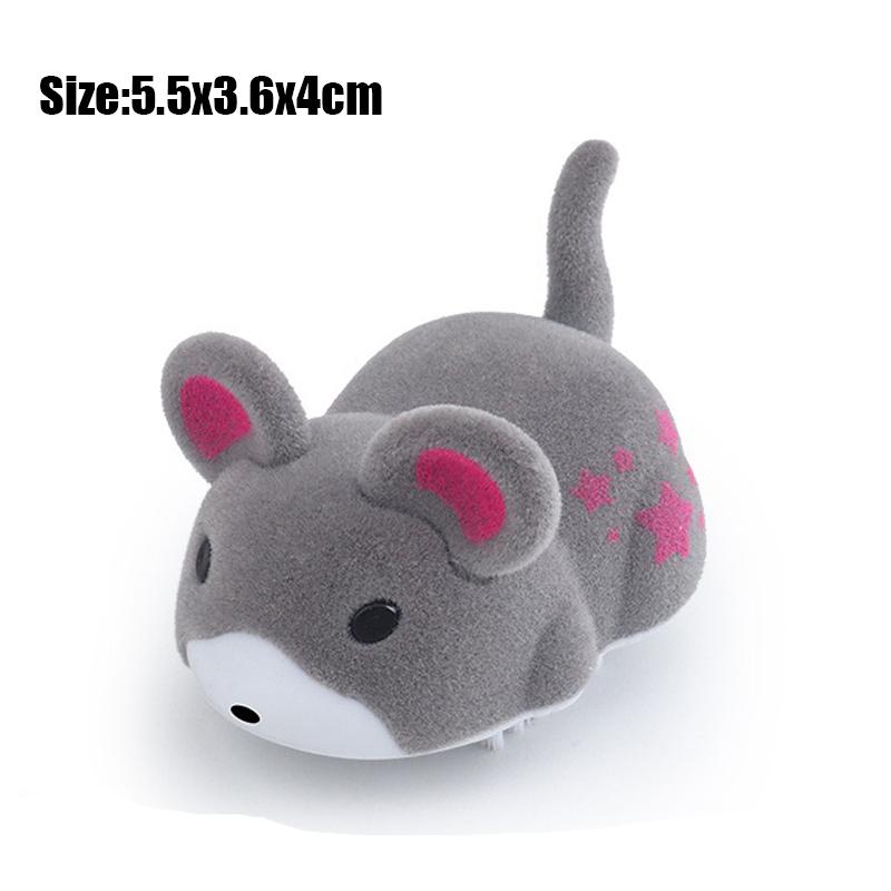 Interactive Cat Toy Electric Cat Toy Mouse Interactive Electric Hamster Cat Toy Self-Moving Obstacles Avoid Cat Toy Supplies