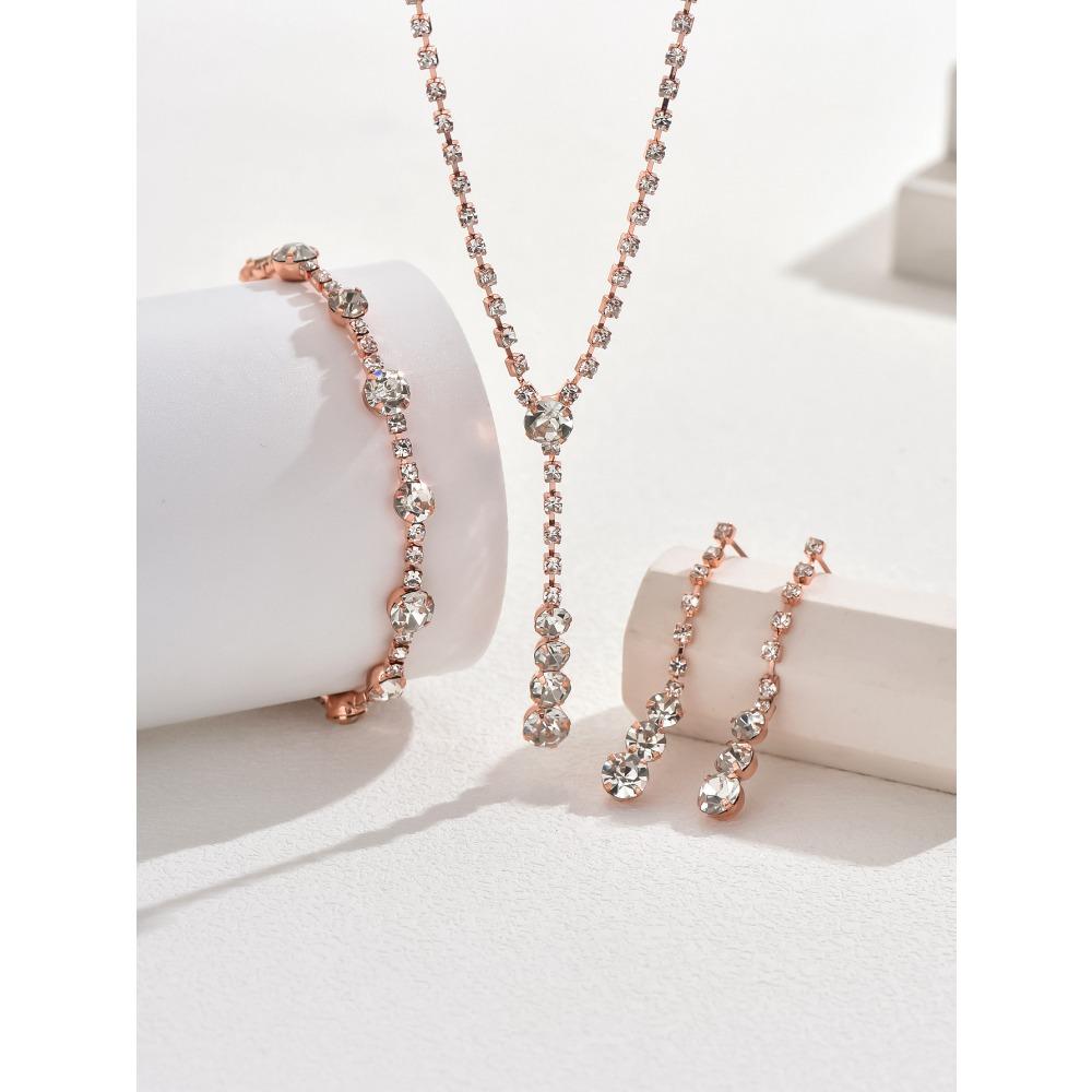 

Свадебные аксессуары для фотосъемки Серьги Ожерелье Браслет Набор Комбинация Многоцветный выбор