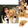 Plush Labrador Dog Toy With Prone Posture Design For Children And Sleep Comfort