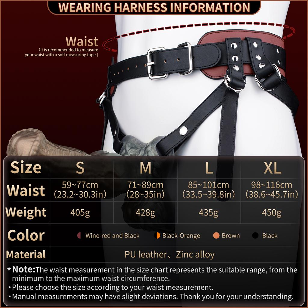 Fantasy Horse-inspired Penis Sleeve, Penis Extender, Closed-end Wearable Realistic Sleeve, 2 Sizes Available, Lifelike Feel