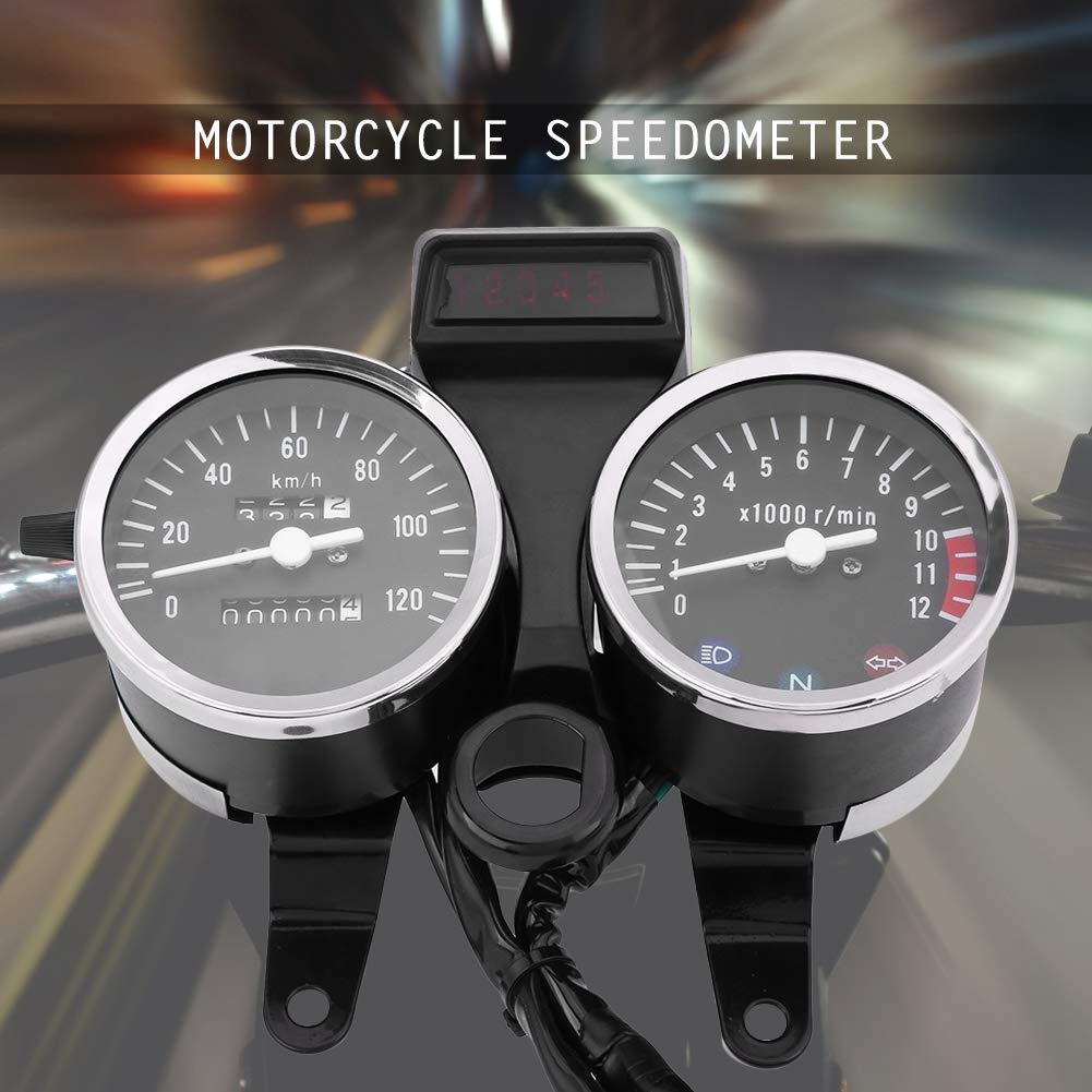 Motorcycle Speedometer, Motorcycle Modification Accessories Speedometer Odometer GN125 Tachometer