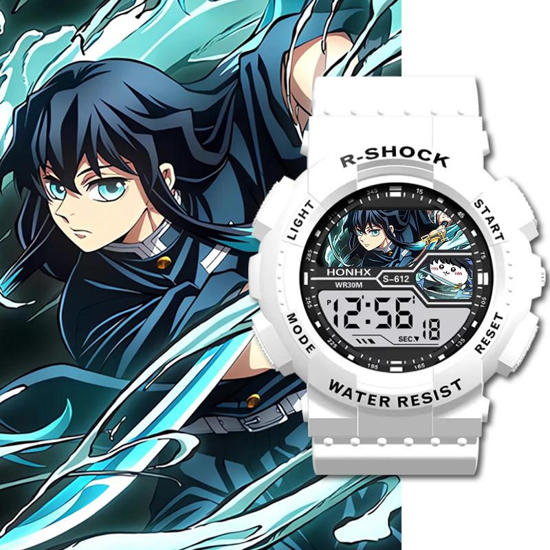 Anime Demon Slayer Armbåndsur Agatsuma Zenitsu Nezuko Tanjirou Kvarts Klokke Gave