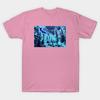 T Shirt Women Eerie Mountain And Forest In Blue And Black Harajuku Print Kawaii Tshirt Summer Short Sleeve Female T-Shirt Top Tee