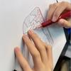 Plantilla de Regla Maniquí Patrón de Diseño de Moda