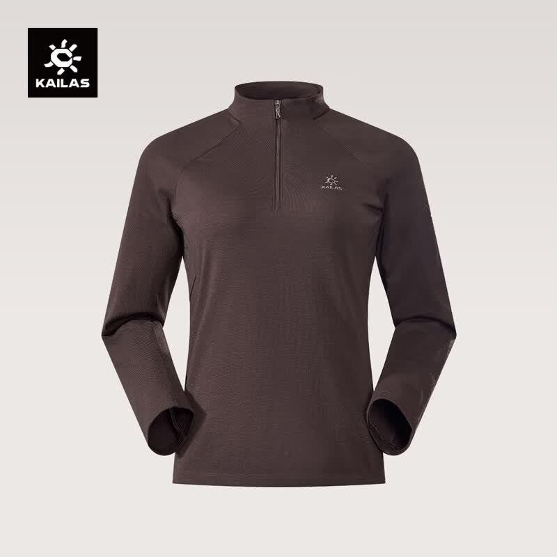 KAILAS XM2 Merino Wool Half-Zip Long Sleeve T-Shirt