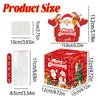 Money Santa Claus Container With Red Paper Material For Christmas Decor Festive