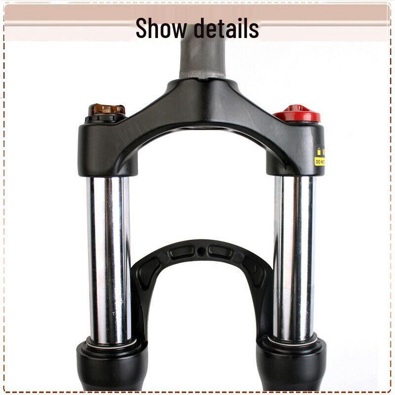 Mountain Bike Suspension Fork, Straight Tube, Mechanical Disc Brake, Available in 26/27.5/29 inches