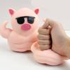 Realistic Muscle Pig Stress Relief Toy Tpr Material Durable Animal Figurine