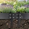 Pet Fence Ground Spikes 10Pcs 12" Landscape Edging Stakes, Heavy Duty Steel Garden Anchoring Spikes, Border Pins Stakes for Outdoor Lawn Terrace Grass