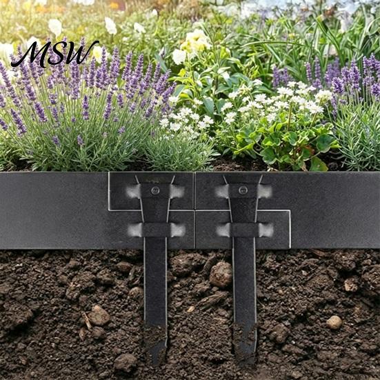 Pet Fence Ground Spikes 10Pcs 12" Landscape Edging Stakes, Heavy Duty Steel Garden Anchoring Spikes, Border Pins Stakes for Outdoor Lawn Terrace Grass