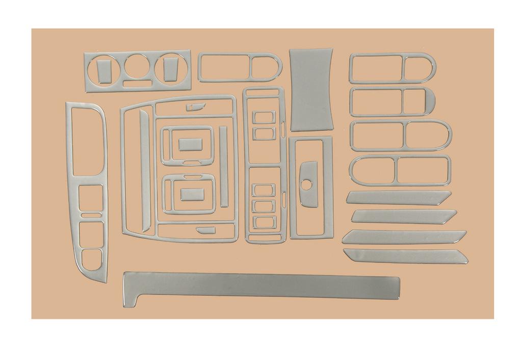 Blenden für Armaturenbrett 1996-2004 Titan für Volkswagen Passat B5