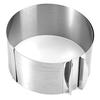 Adjustable Mousse Ring 3D Round Cake Molds Stainless Steel Baking Moulds Kitchen Dessert Tool
