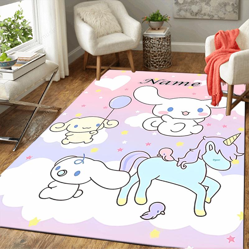 Custom 1Pc Melody'S Dreamy Cloudscape Rug Office Carpet Indoor Outdoor Entrance Doormat Nonslip Soft And Comfortable Living Room D2915284