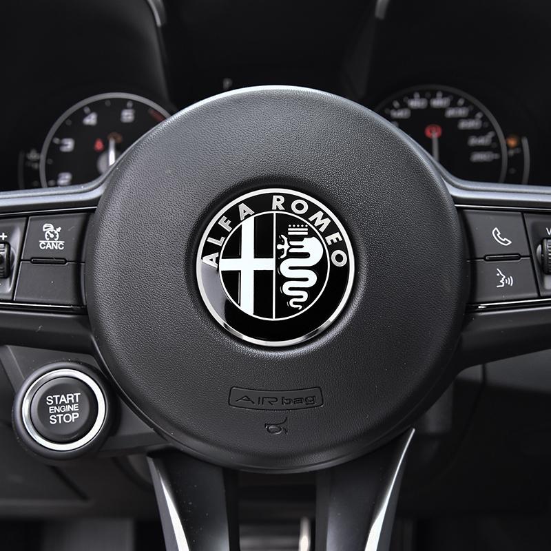 2026 Hot Sticker Car Front Grill Emblem Covers Rear Trunk Badge Wheel hub sticker For Alfa Romeo Giulietta 159 147 156 Mito Brer