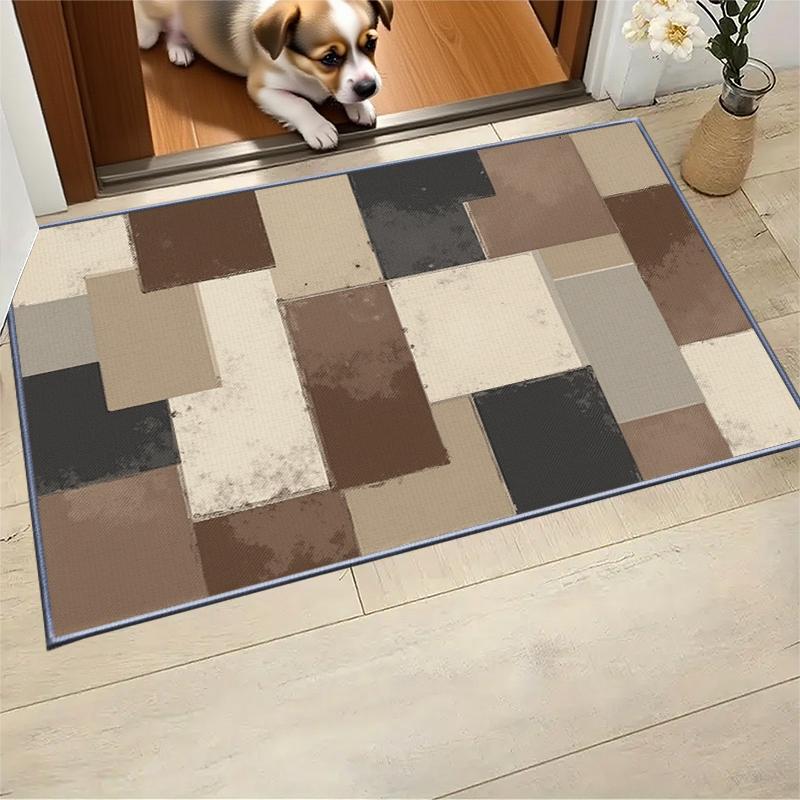 

VIKAMA Multiple Styles Entrance Doormats Non-Slip Home Decor Rug-Living Room Bedroom Kitchen Hallway Outdoor Indoo Entryway Rug 40x60cm