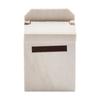Authentic Miniature Flip Mailbox Model for Nostalgic Miniature Scenes