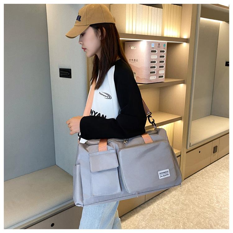 Handbag Travel Bag Large Capacity Luggage Bag Wet And Dry Separation Gym Bag Independent Shoe Compartment Folding Storage Maternity Bag