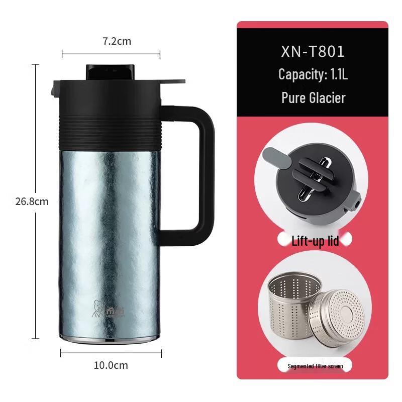 XINUO Pure Titanium Insulated Tea Kettle