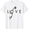 Love Volleyball Design - Teen Girls Volleyball T-Shirt Unisex T-Shirt