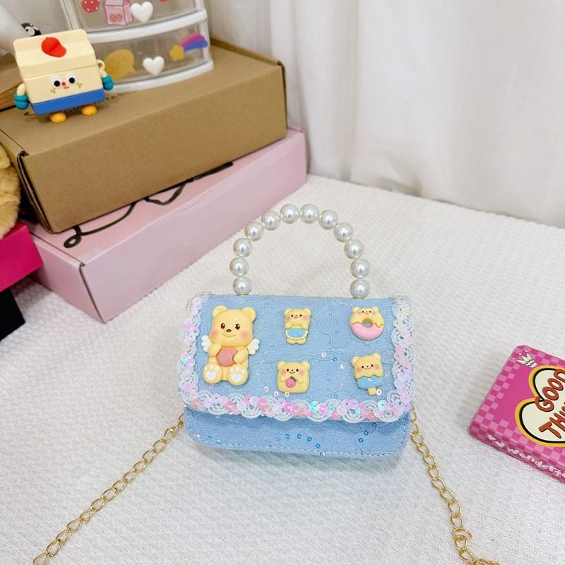 

Девочки Мультяшная Очаровательная Сумка Через Плечо Дышащая И Легкая Для Ежедневного Использования Style Three Blue