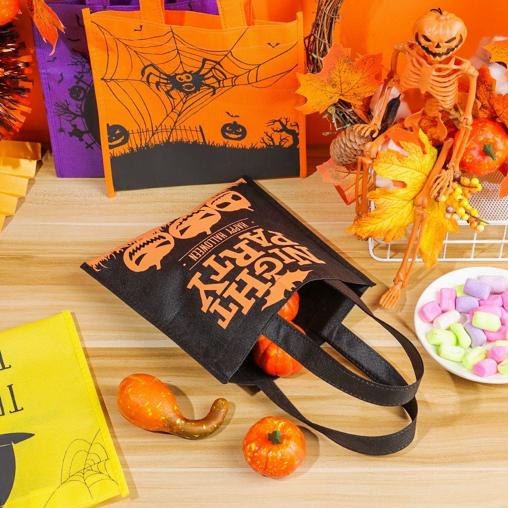 Party Supplies Trick or Treat Halloween Candy Bags No-woven Bags Cookie Packaging Halloween Decor