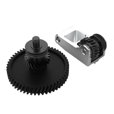 Extruder Wheel Gear Handle Kit Hardened Steel Extruder Gear for Bambu X1 P1P P1S 3D Printer Drive Gear 3D Printer Parts