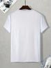 REEF Heren Koninklijk Blauw Zomer Casual T-shirt 100% Katoen Ronde Hals Korte Mouw Met Stijlvol Logo Perfect Voor Casual Kleding