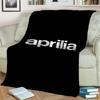 Aprilia motorcycle logo printed Flannel Blanket Fashion Warm Lightweight Living room Bedroom Sofa Bed For Picnic Blanket