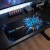 Olympique Marseille FC Custom Large Mouse Pad, Personalized Name Text Print, Football Logo Non‑Slip Desk Mat Gaming Gift