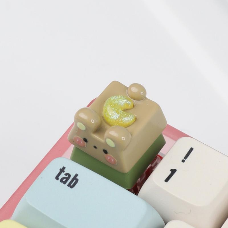 Color 3D Resin Keycap Cute Cartoon Animal Designing For Mechanical Gaming Keyboards ESC Keycap