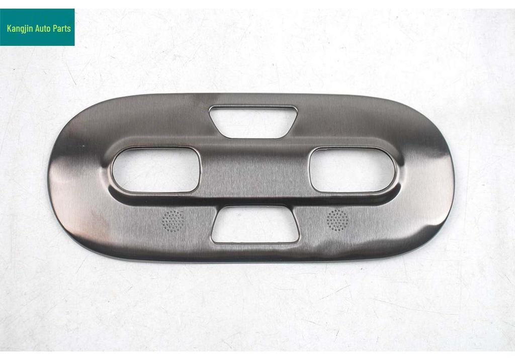 Stainless Steel Black Titanium Triangle Speaker Covers for BAIC ARCFOX Alpha T1 Interior Modification