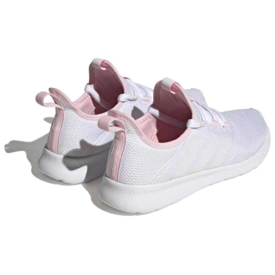 Adidas Cloudfoam Pure Comfortable Lightweight Non-Slip Breathable Low-Top Casual Running Shoes Women Sneaker White Pink HP7639