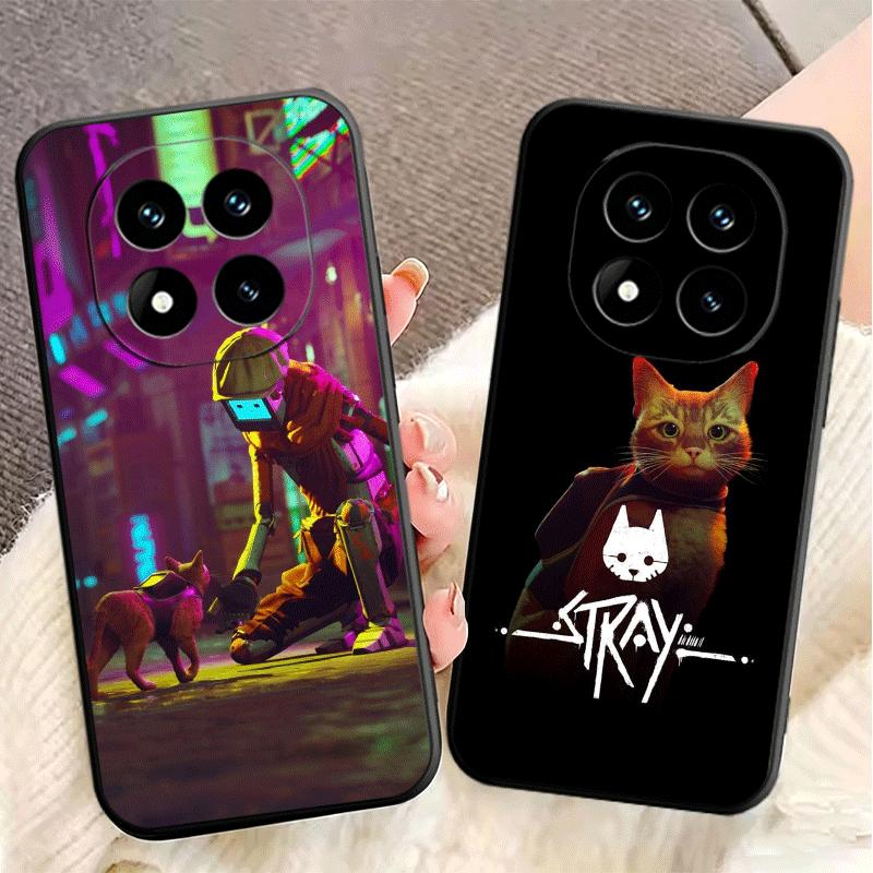 Stray Cat Game B-12 Soft Phone Case for Xiaomi Redmi Note 12 13 14 15 Pro Plus 11 12S 11S 11T 10 4G Black Cover Back Shell