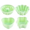 4Pcs DIY Muffin Cake Mold Soft Baking Mold Creativity Silicone Cake Cups  Chocolate Pudding Candies