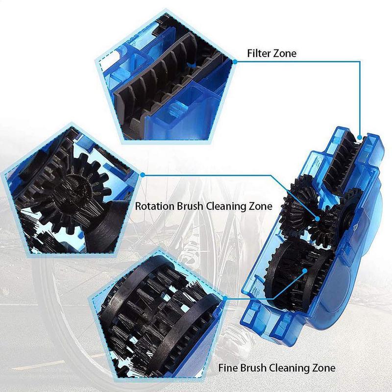 Bicycle Chain Clean Brush Cleaner Bicycle Chains Gear Grunge Brush Cleaner Bike Wash Tool Set Bicycle Repair Tools