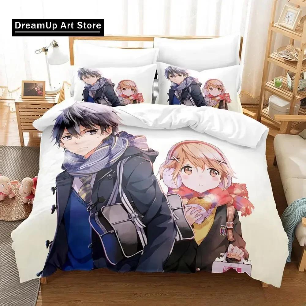 3d Printed Anime Masamune-kun's Revenge Bedding Set Single Twin Full Queen King Size Bed Set Adult Kid Bedroom Duvet cover Sets