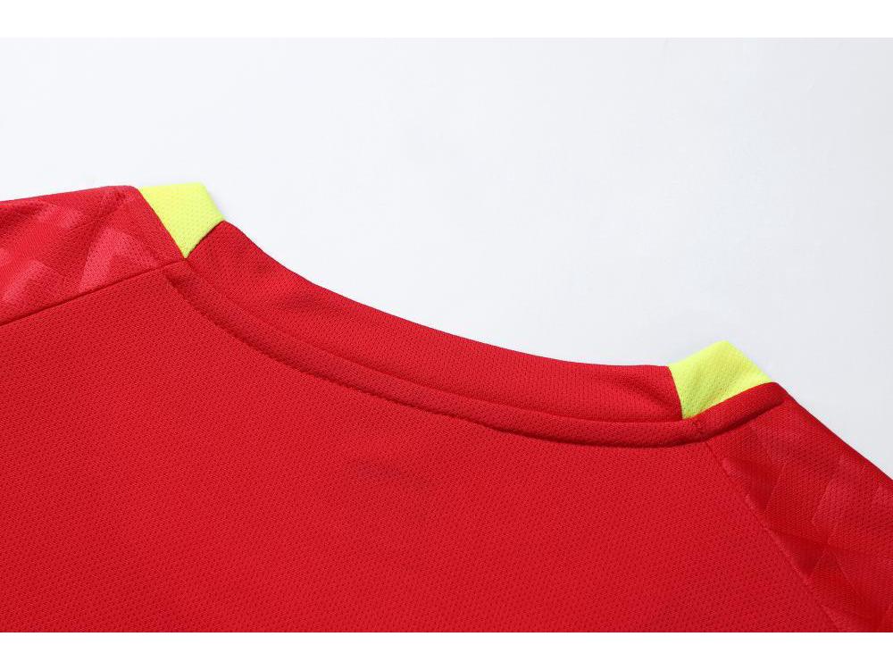 Breathable Short-Sleeve Soccer Jersey Set with Custom Print Options (8012)