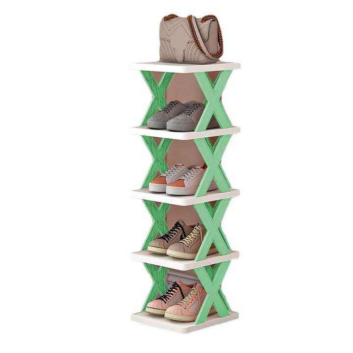 Compact Foldable Multilayer Shoe Rack - Dust-Proof, No-Installation Needed, Perfect for Dorm Entrances