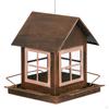Hanging Bird Feeder Feeding Station House Shape Pet Supplies Large Capacity Food Bowl Garden