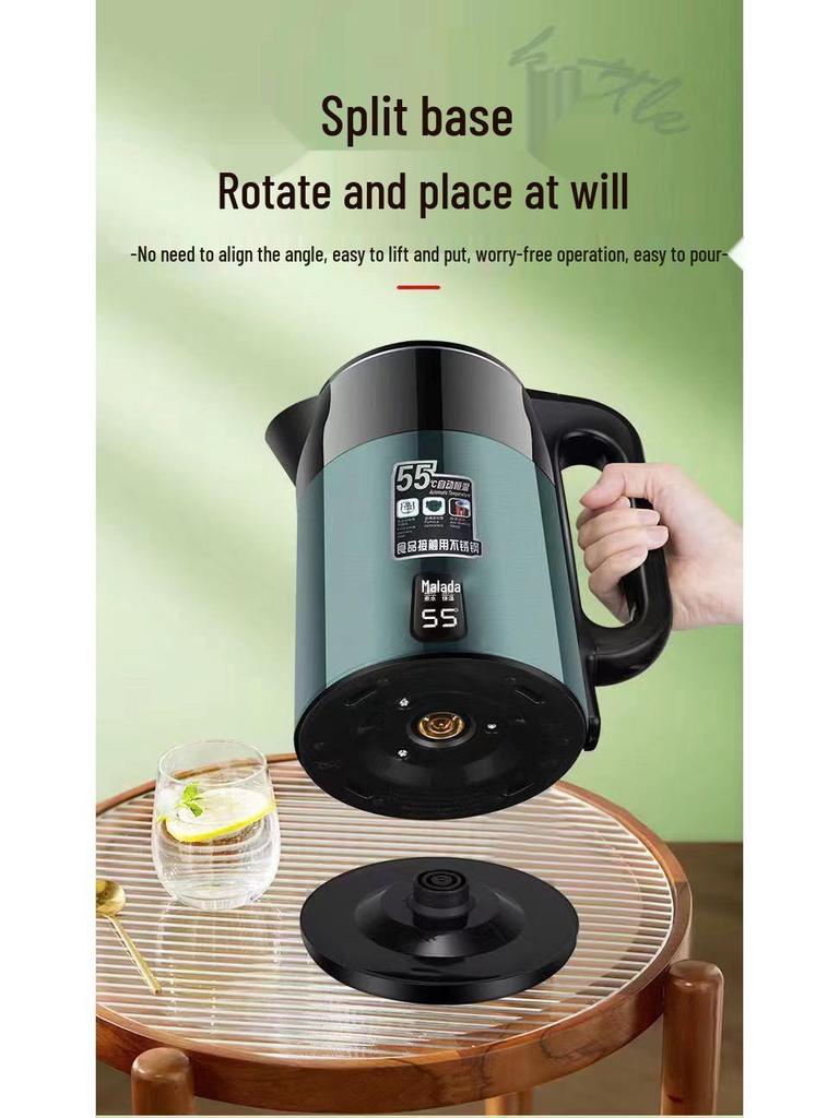 Elektrická konvice s velkým objemem, automatickým vypínáním a ochranou proti chodu nasucho