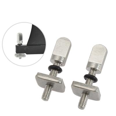 2pcs Surfboard Tail Fin Screw 316 Stainless Steel Plug-in Hand-tightening Fixture Sup Surfboard Fin